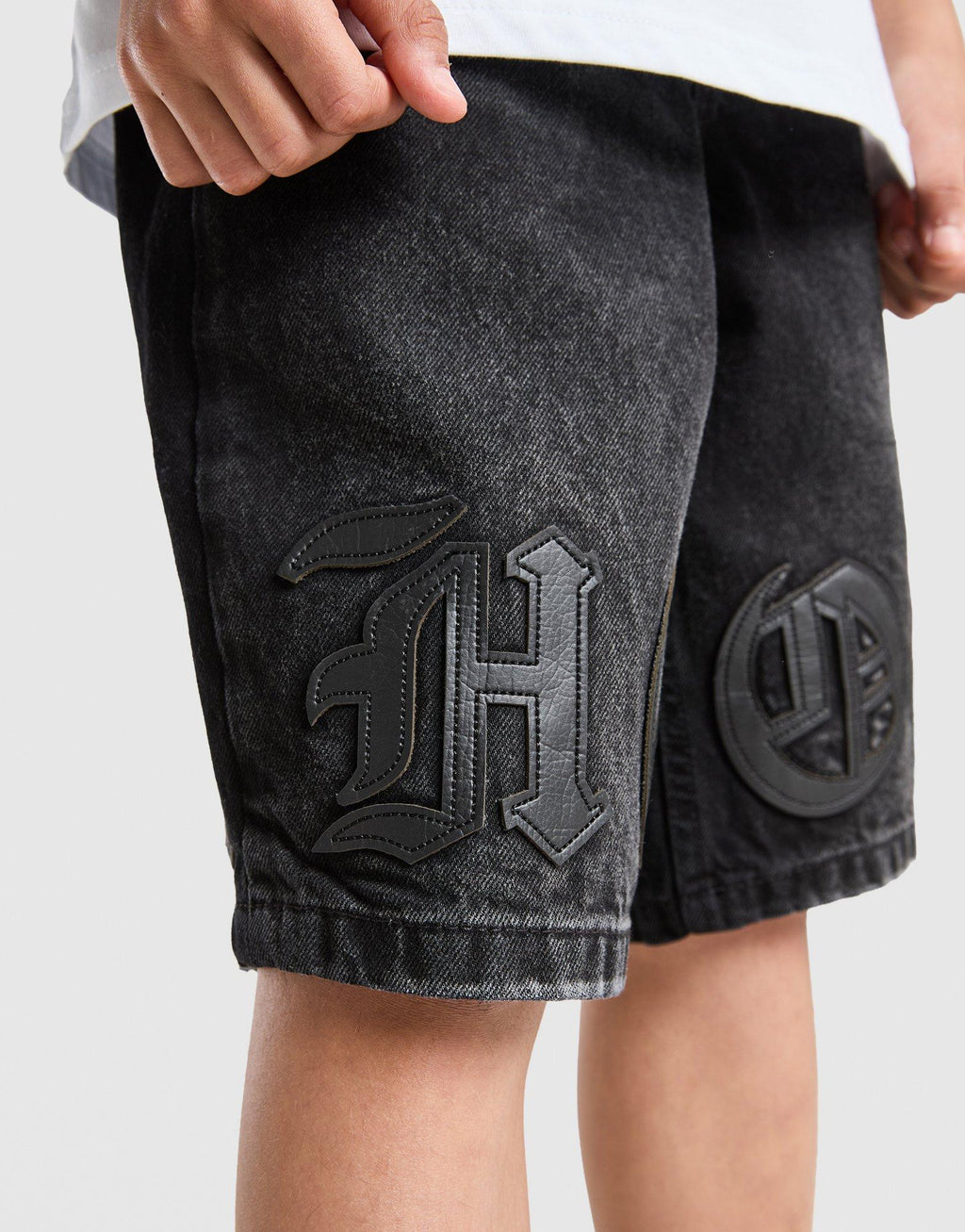 Gradient Denim Jorts Junior