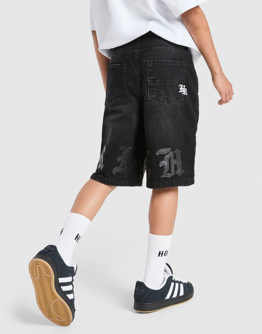 Gradient Denim Jorts Junior