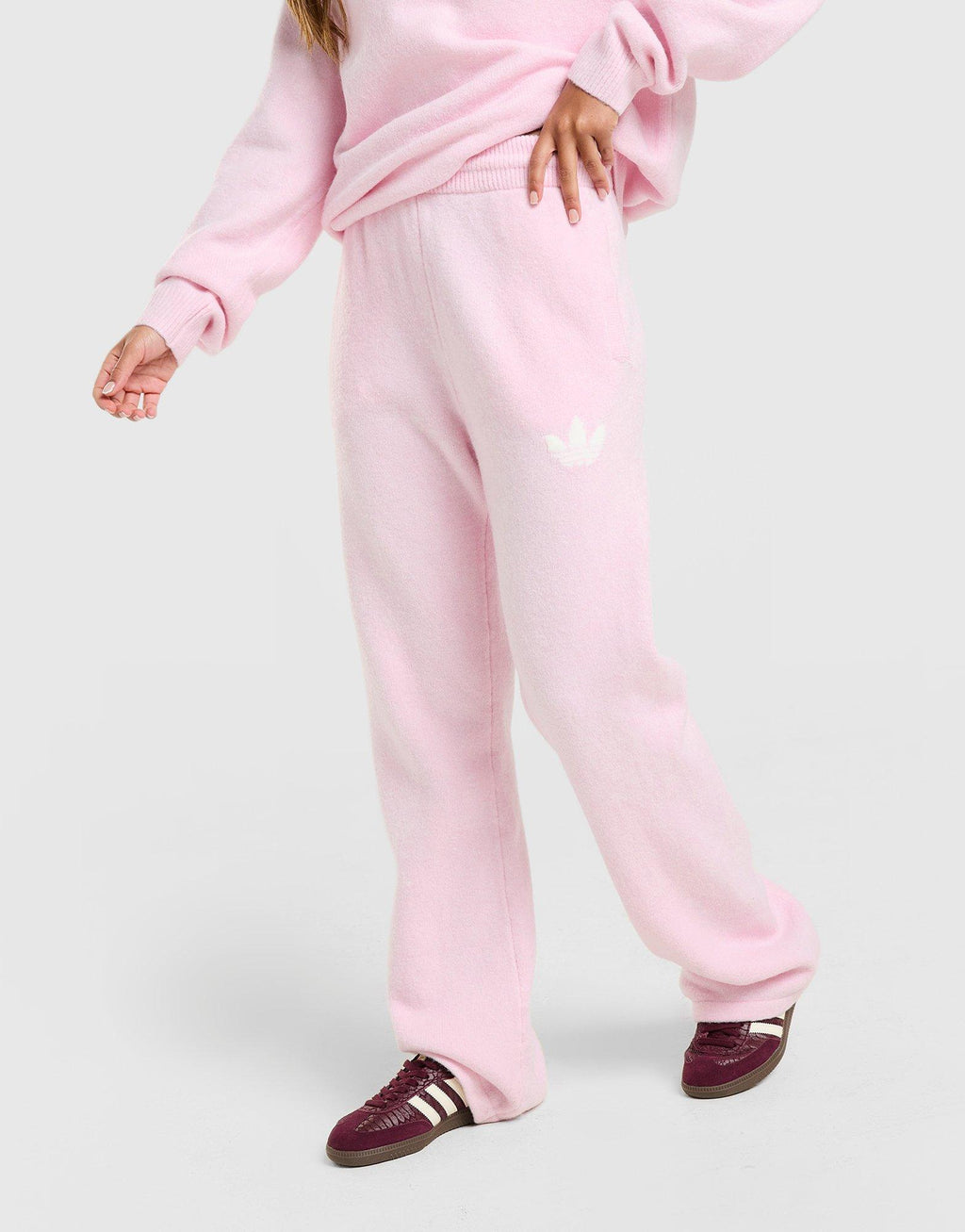 Trefoil Knit Track Pants