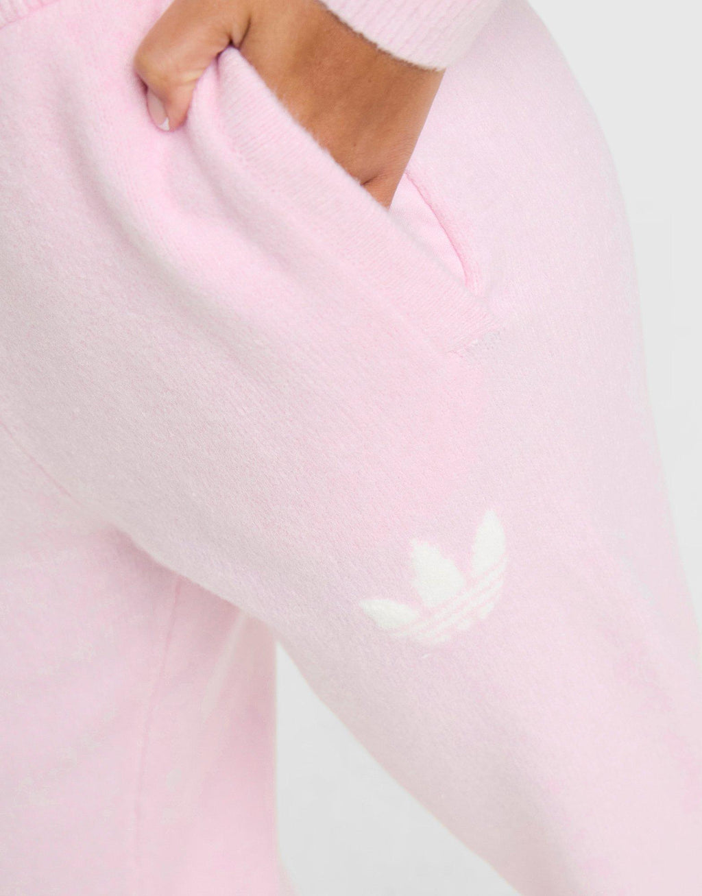 Trefoil Knit Track Pants