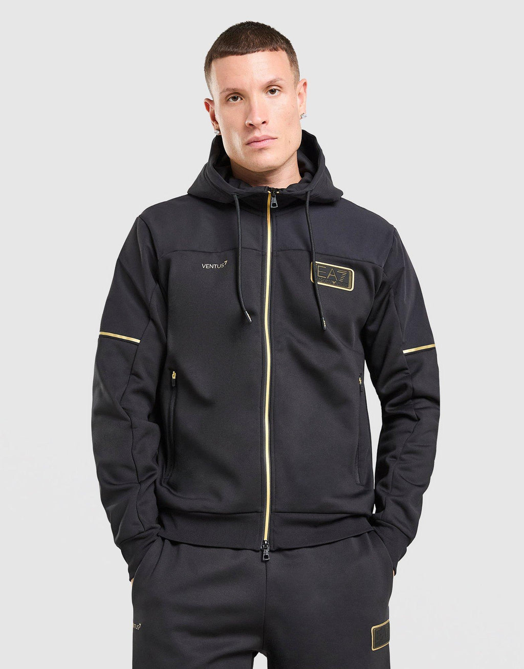 Natural VENTUS7 Full Zip Hoodie