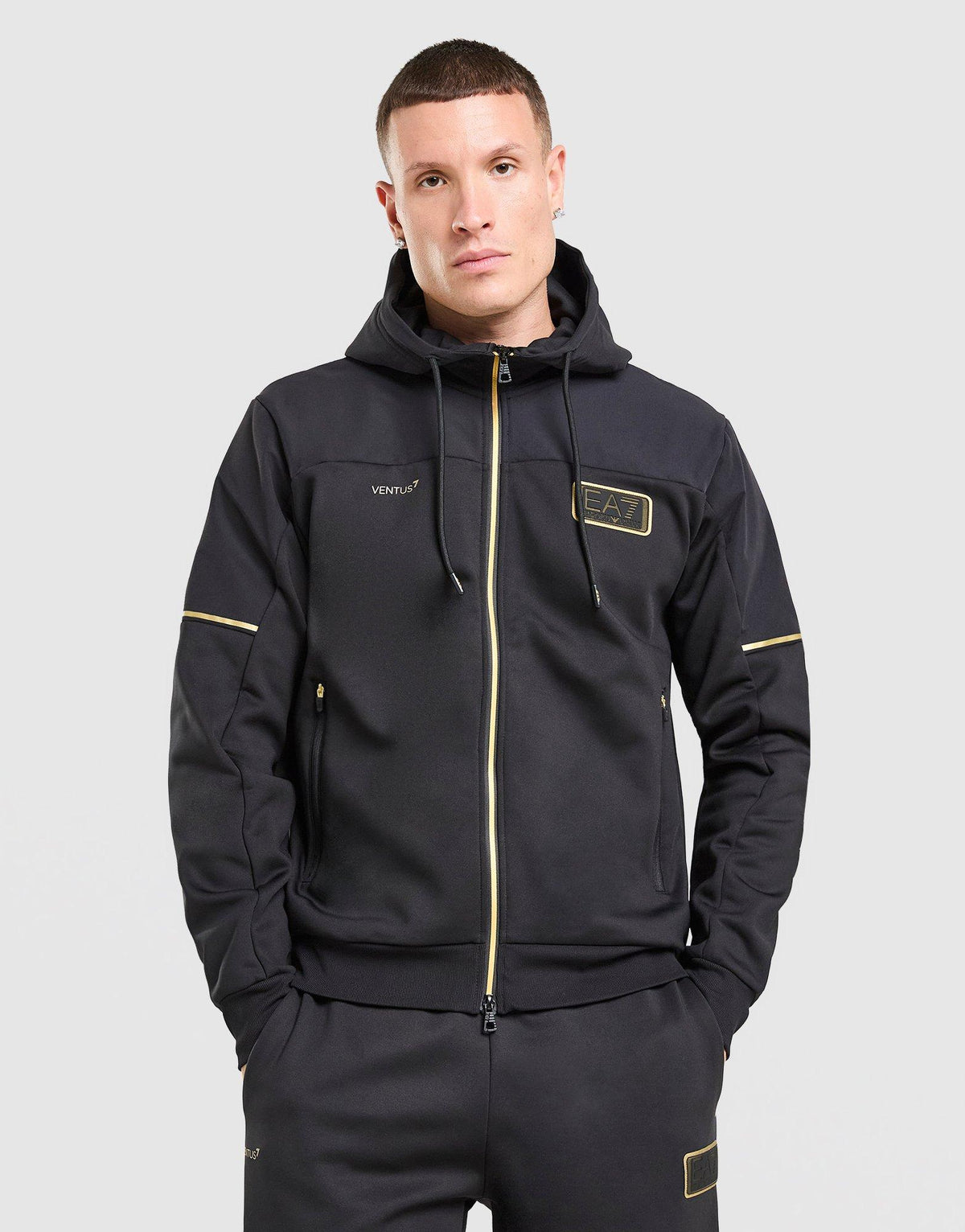 Natural VENTUS7 Full Zip Hoodie