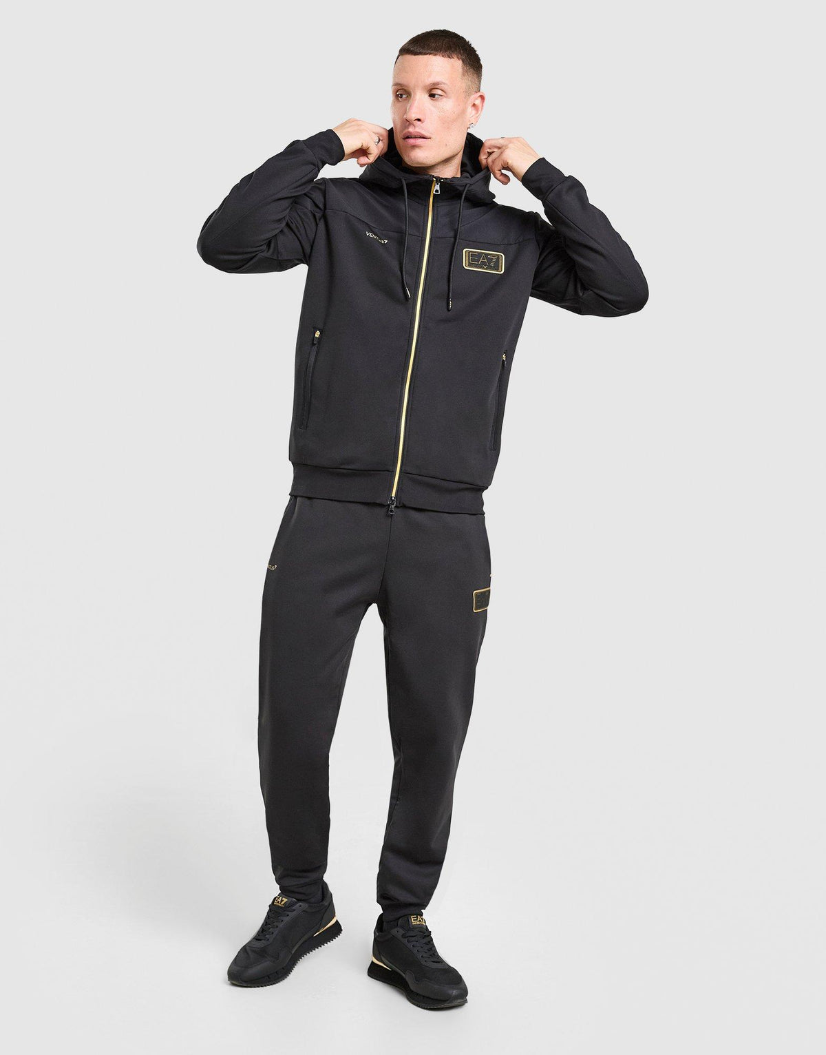 Natural VENTUS7 Full Zip Hoodie
