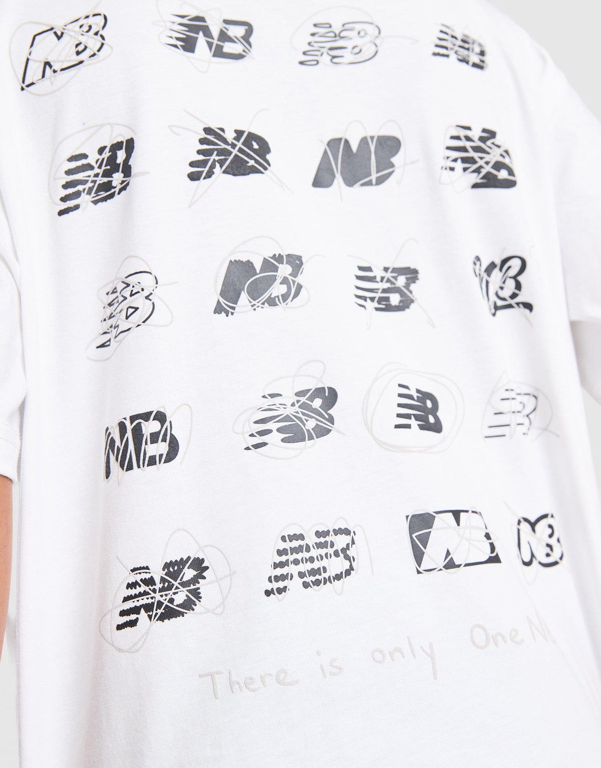 Multi Logo Back Print T-Shirt Junior