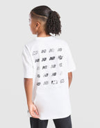 Multi Logo Back Print T-Shirt Junior