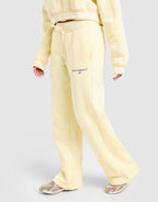 Ribbed Wide Leg Joggers