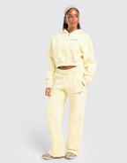 Ribbed Wide Leg Joggers