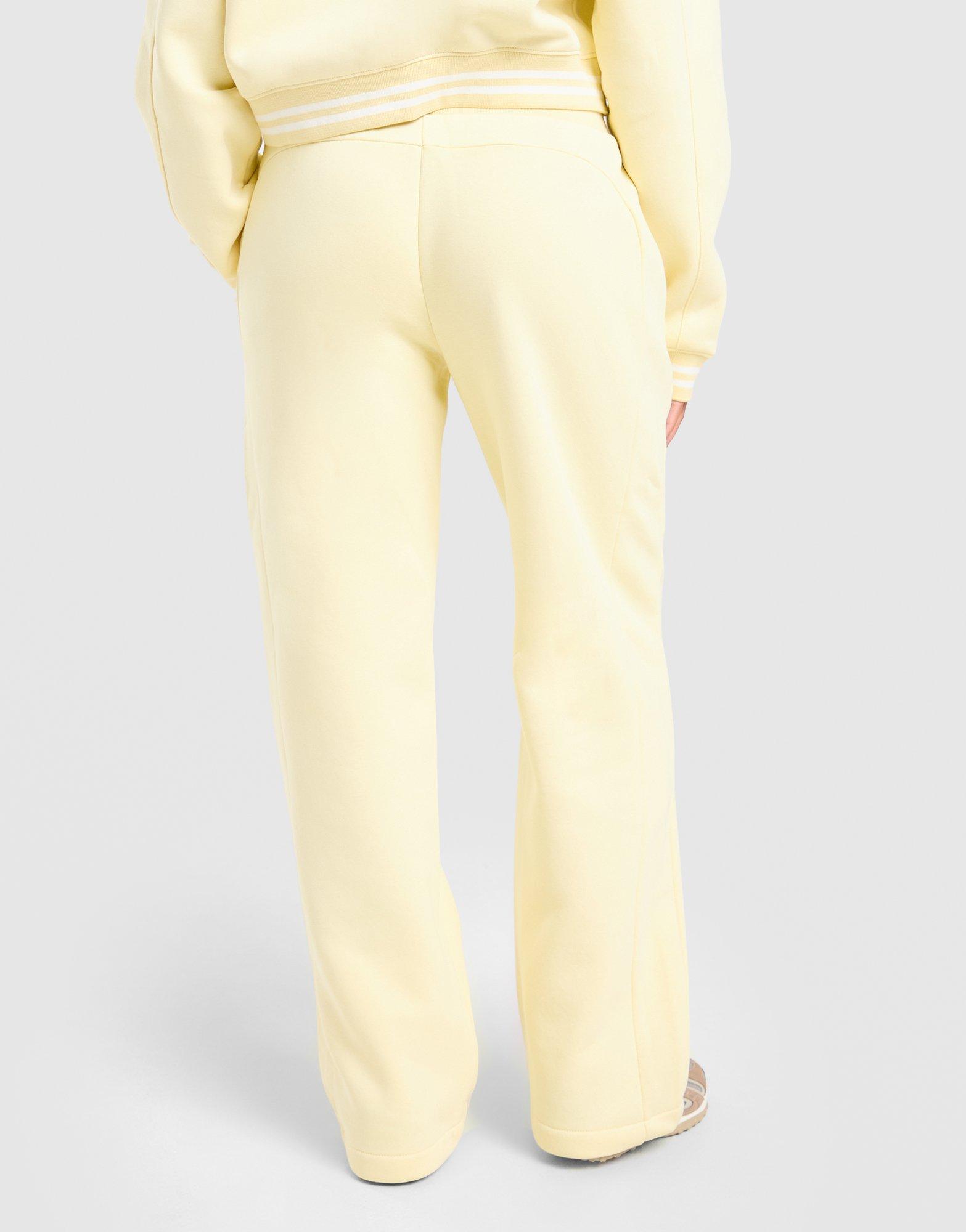 Ribbed Wide Leg Joggers