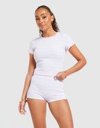 Stripe Micro Shorts