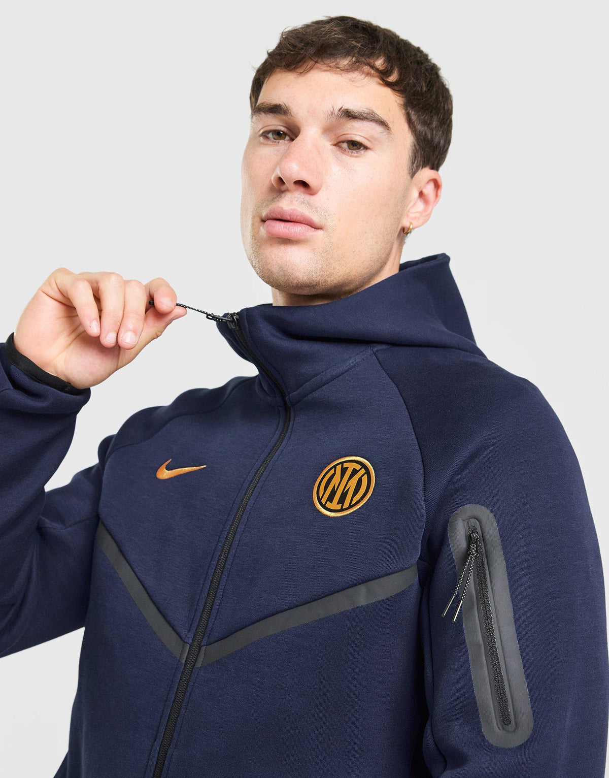 Inter Milan Tech Fleece Full Zip Hoodie