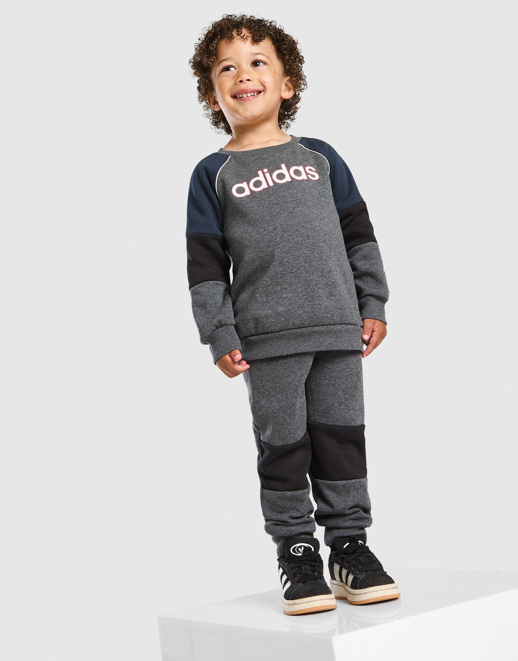 Linear Colour Block Crew Tracksuit Infant