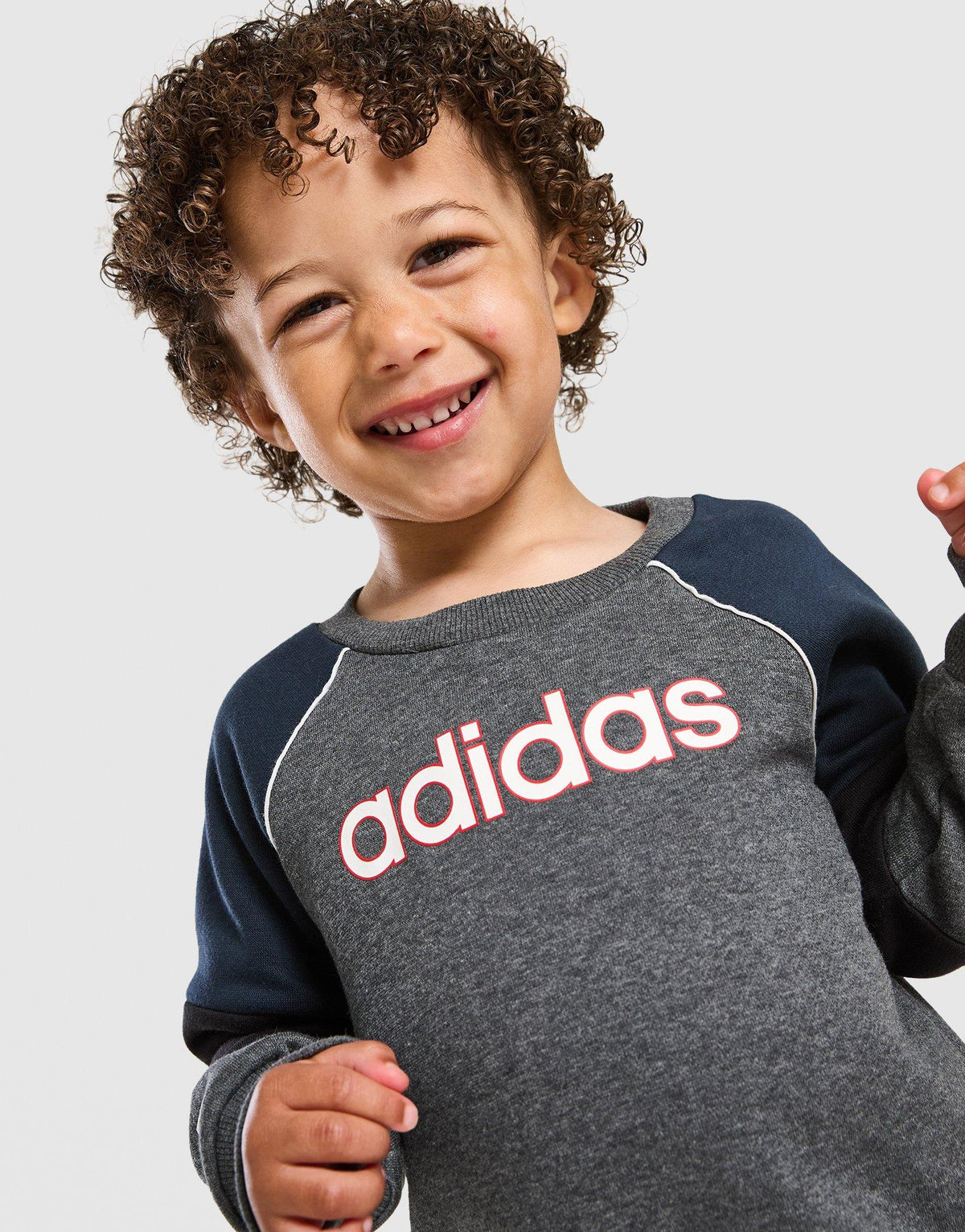 Linear Colour Block Crew Tracksuit Infant
