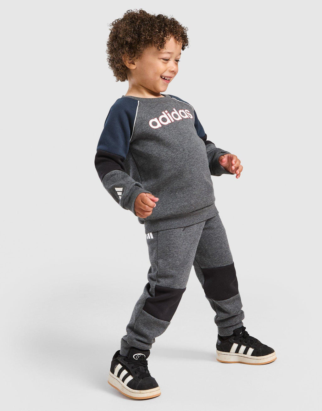Linear Colour Block Crew Tracksuit Infant