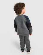 Linear Colour Block Crew Tracksuit Infant