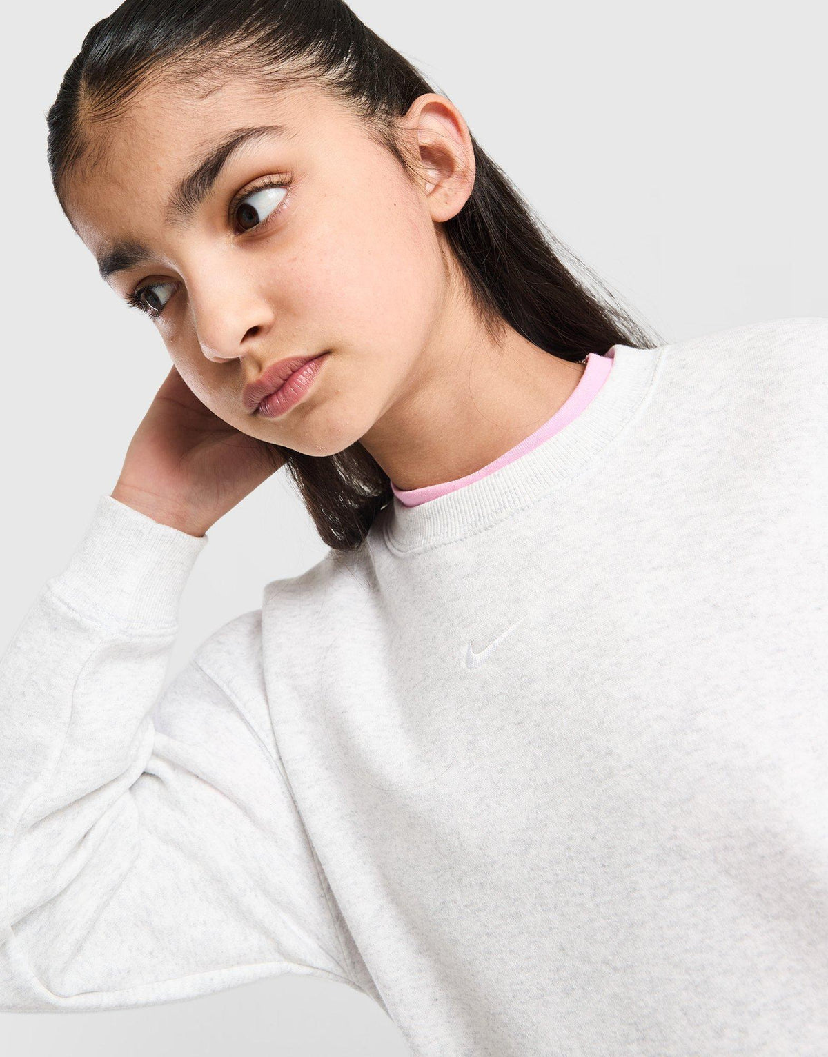 Girls' Studio Fleece Crew Sweatshirt Junior