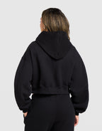 Studio Fleece Cropped Full Zip Hoodie