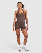 Enhance Seamless Halterneck Top