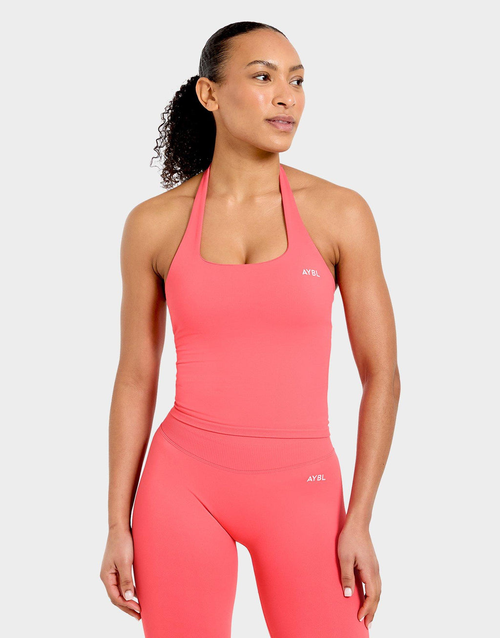 Enhance Seamless Halterneck Top