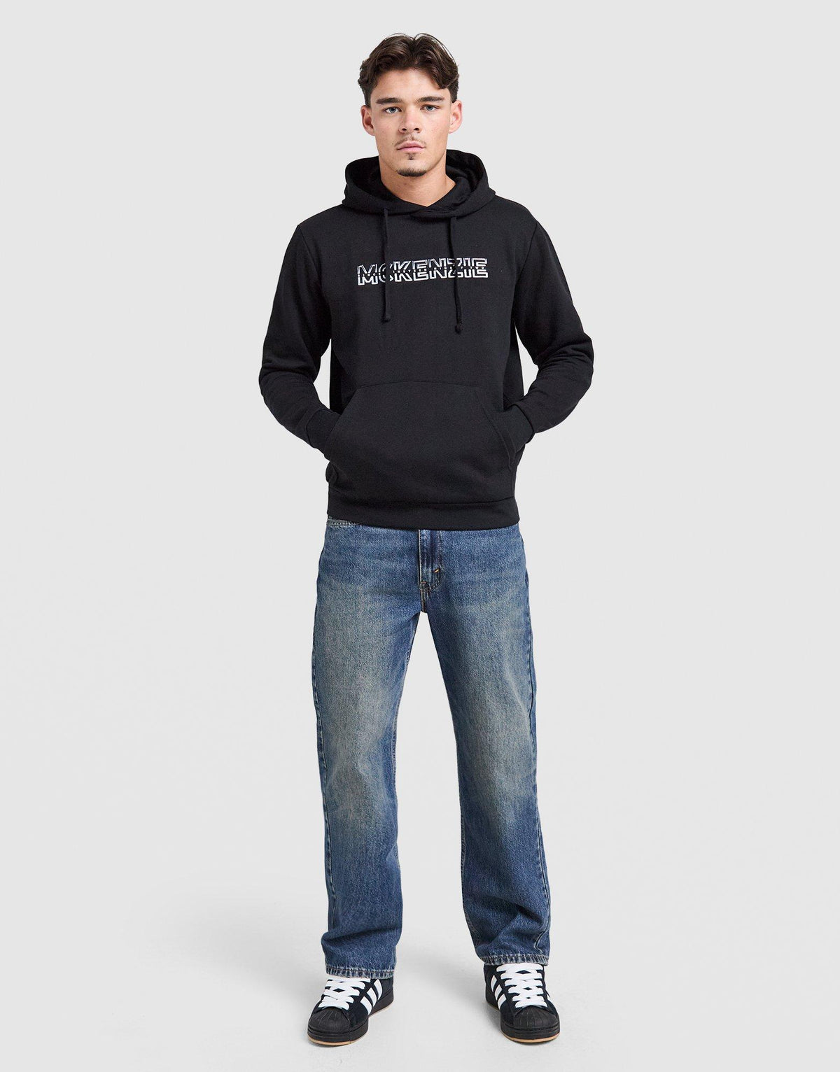 Dual Logo Overhead Hoodie
