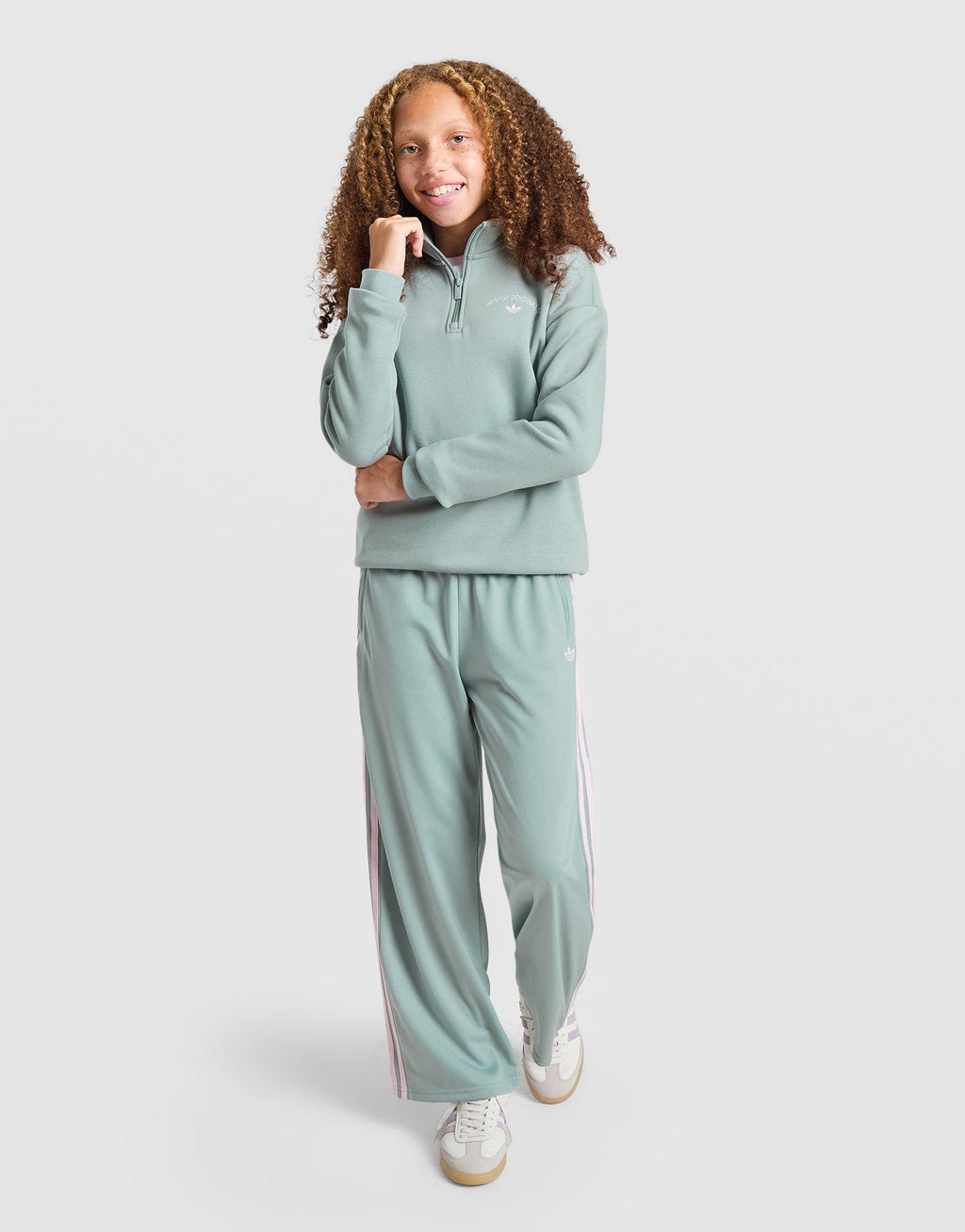 Girls' Varisty 1/4 Zip Sweatshirt Junior