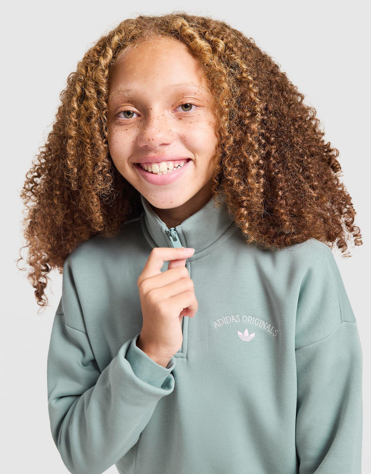 Girls' Varisty 1/4 Zip Sweatshirt Junior