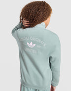 Girls' Varisty 1/4 Zip Sweatshirt Junior