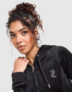Diamante JC Logo Full Zip Hoodie