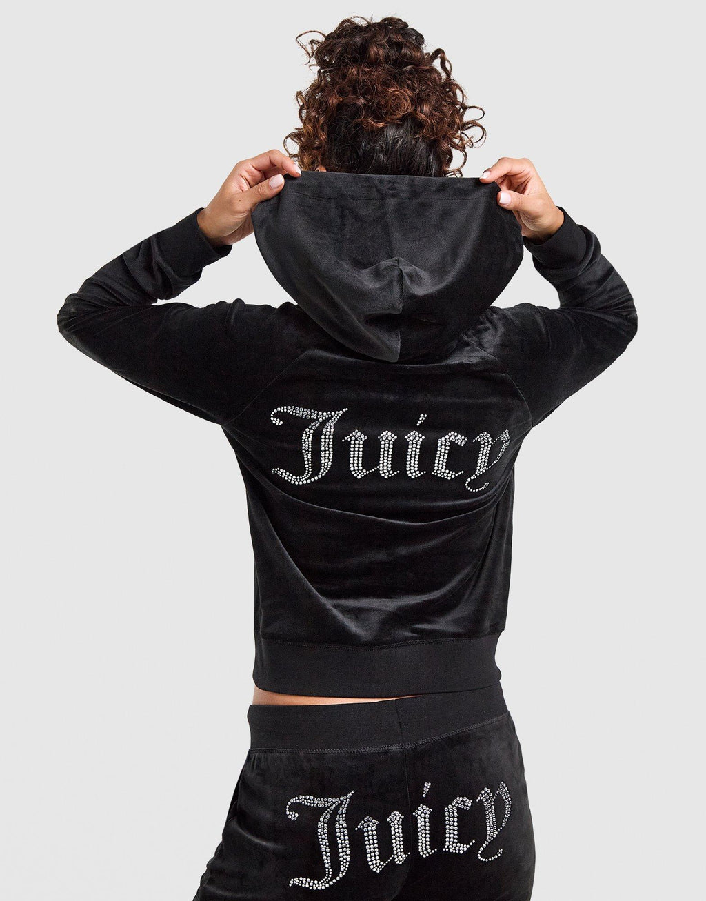 Diamante JC Logo Full Zip Hoodie