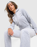 Diamante JC Logo Full Zip Hoodie
