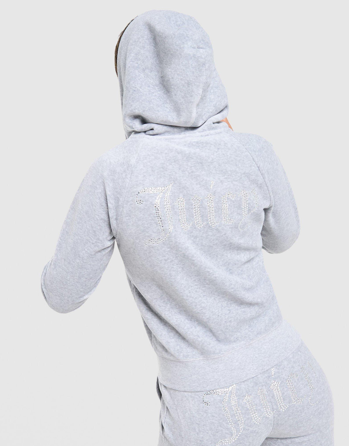 Diamante JC Logo Full Zip Hoodie