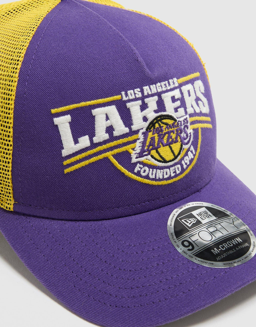 NBA LA Lakers M-Crown 9FORTY Trucker Cap