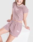 Girls' Stripe Shorts Junior