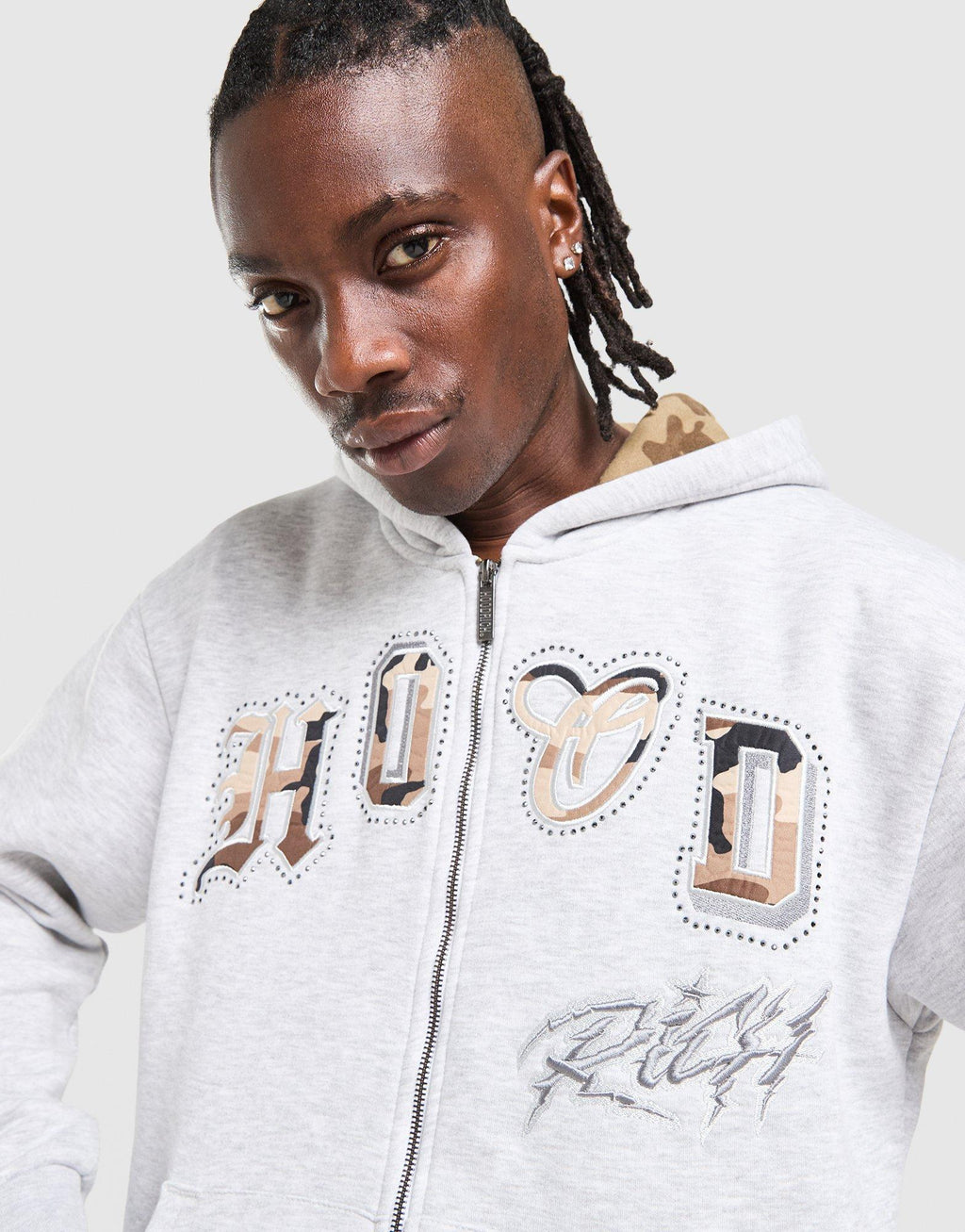 Camo Iron Full Zip Hoodie