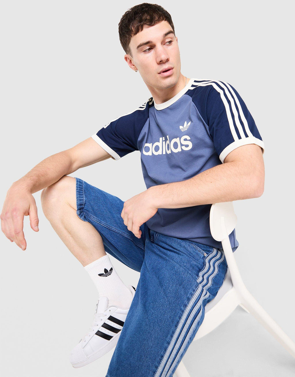 Colour Block 3-Stripes T-Shirt