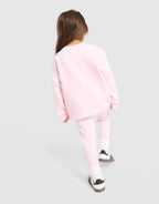 Girls' Polka Dot Crew Tracksuit Infant