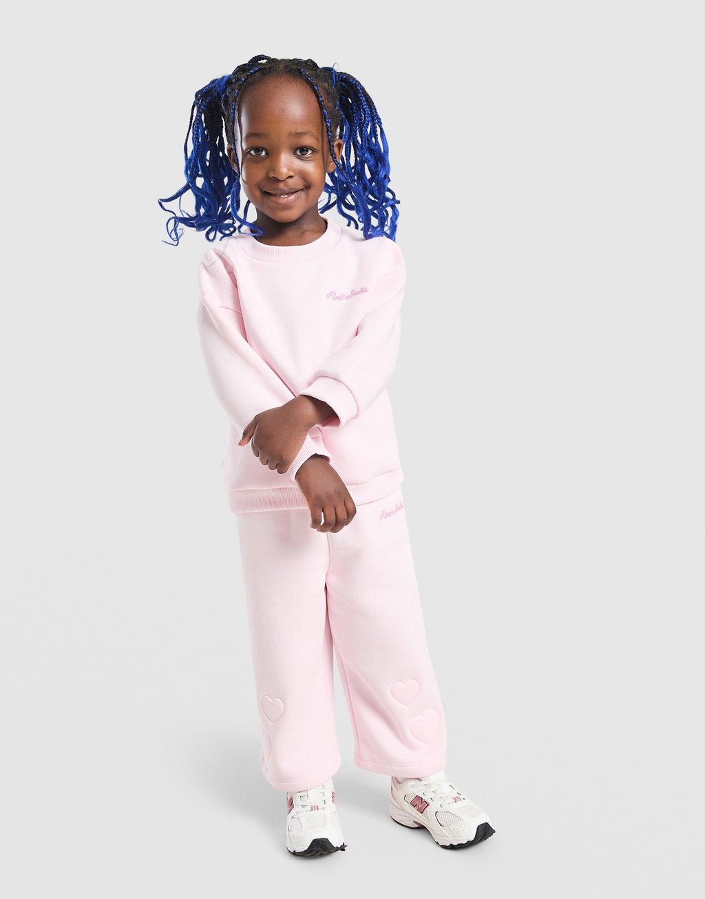 Girls' Heart Stitch Crew Set Infant