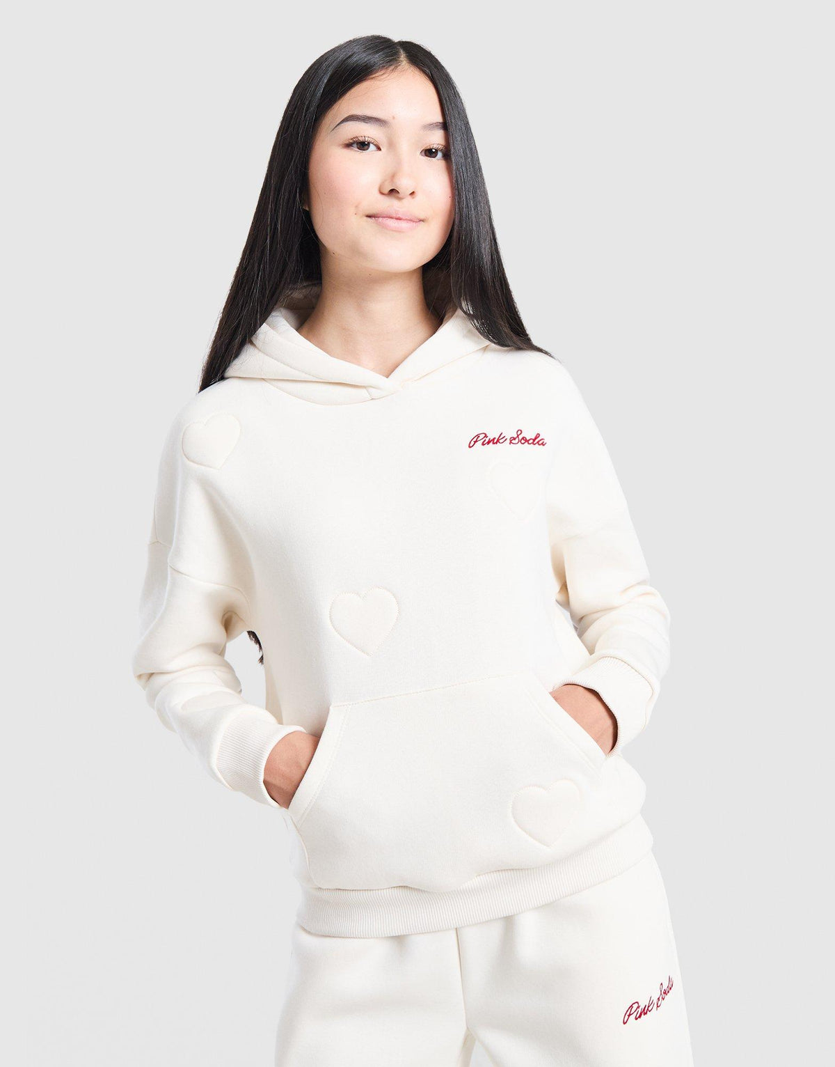 Girls' Heart Stitch Hoodie Junior