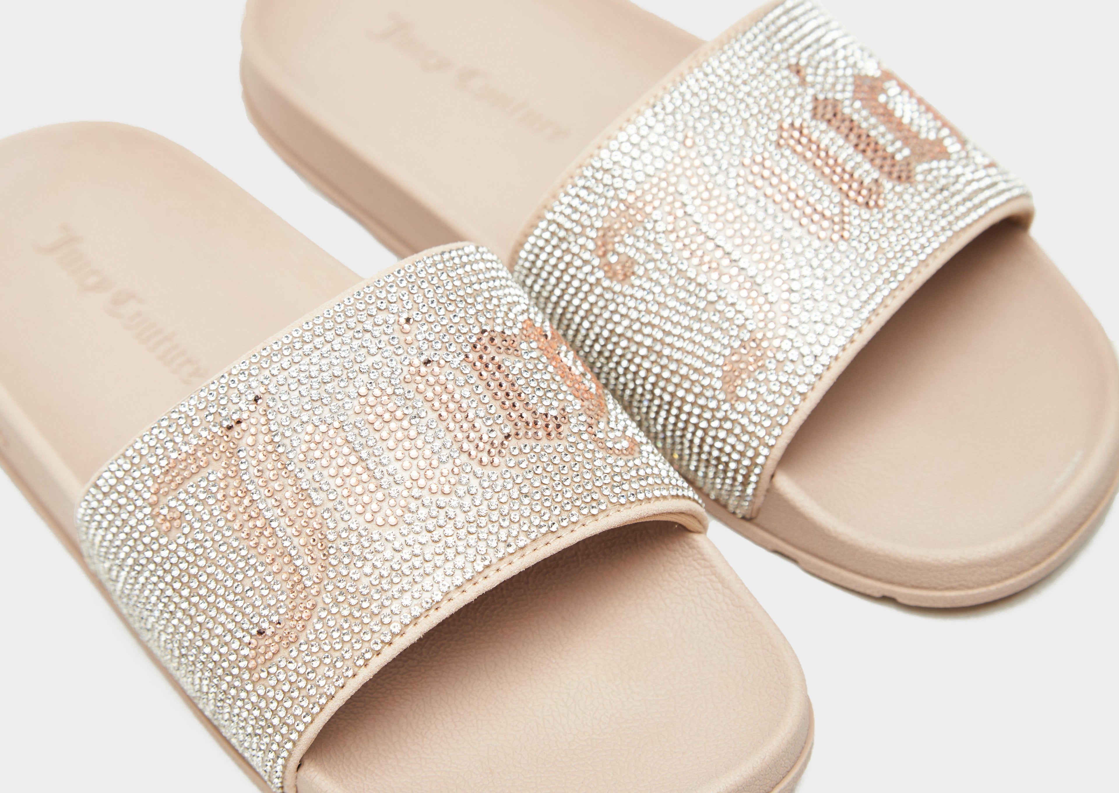 Diamante Slides Women's