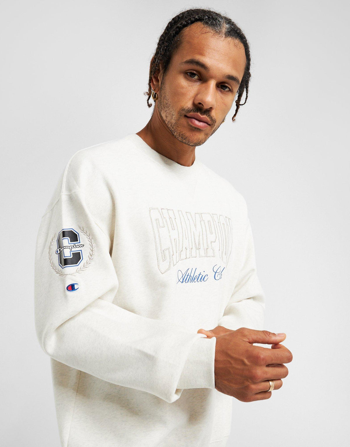 Collegiate Brushback Crew Sweatshirt