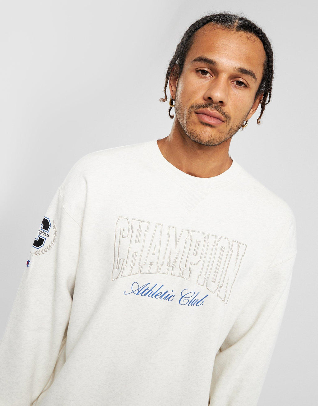 Collegiate Brushback Crew Sweatshirt