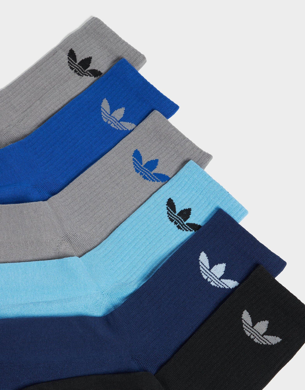 Trefoil Cushion Crew Socks 6 Pairs