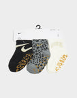 Swoosh Spirit Gripper Socks (3 Pack) Infant's