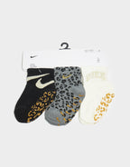 Swoosh Spirit Gripper Socks (3 Pack) Infant's