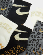 Swoosh Spirit Gripper Socks (3 Pack) Infant's