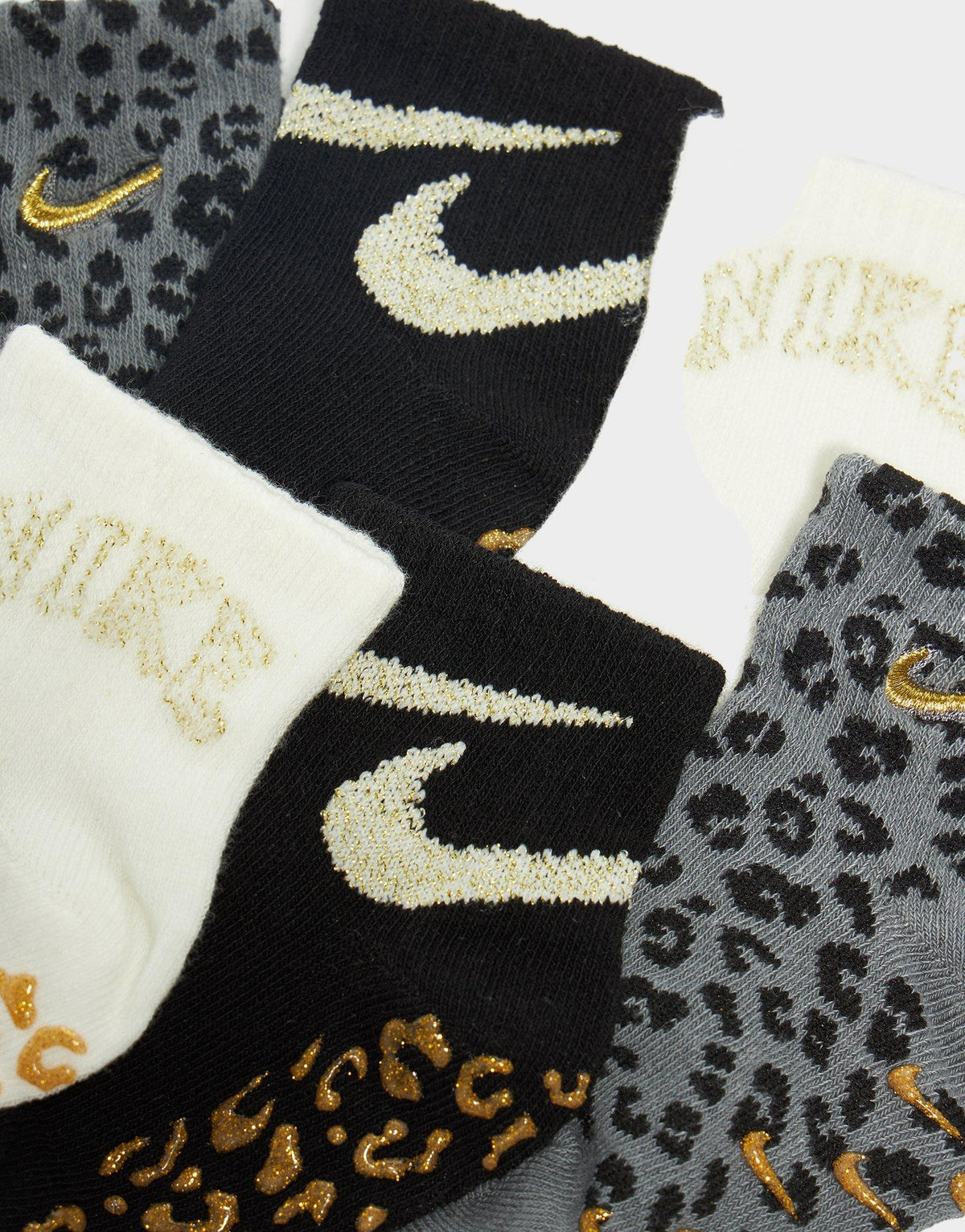 Swoosh Spirit Gripper Socks (3 Pack) Infant's