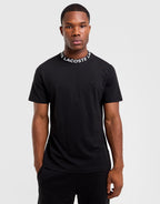 Jacquard Neck T-Shirt