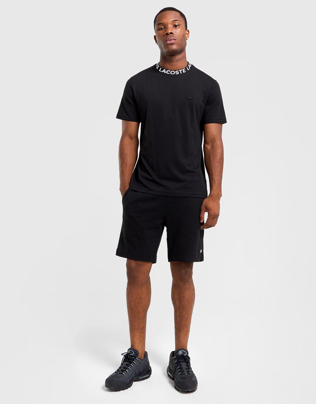 Jacquard Neck T-Shirt