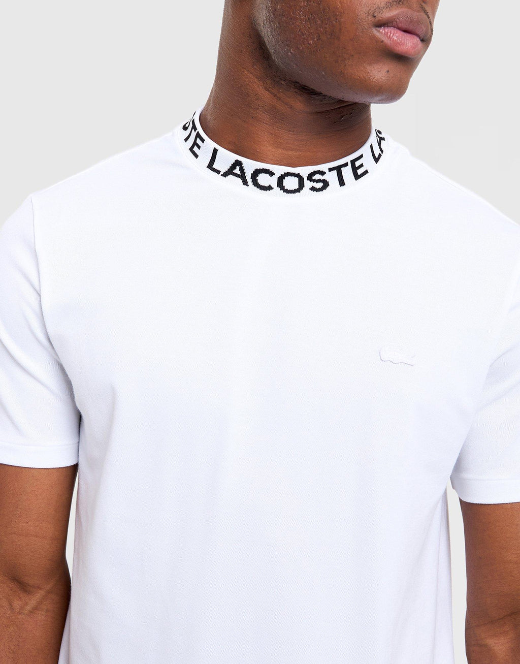 Jacquard Neck T-Shirt
