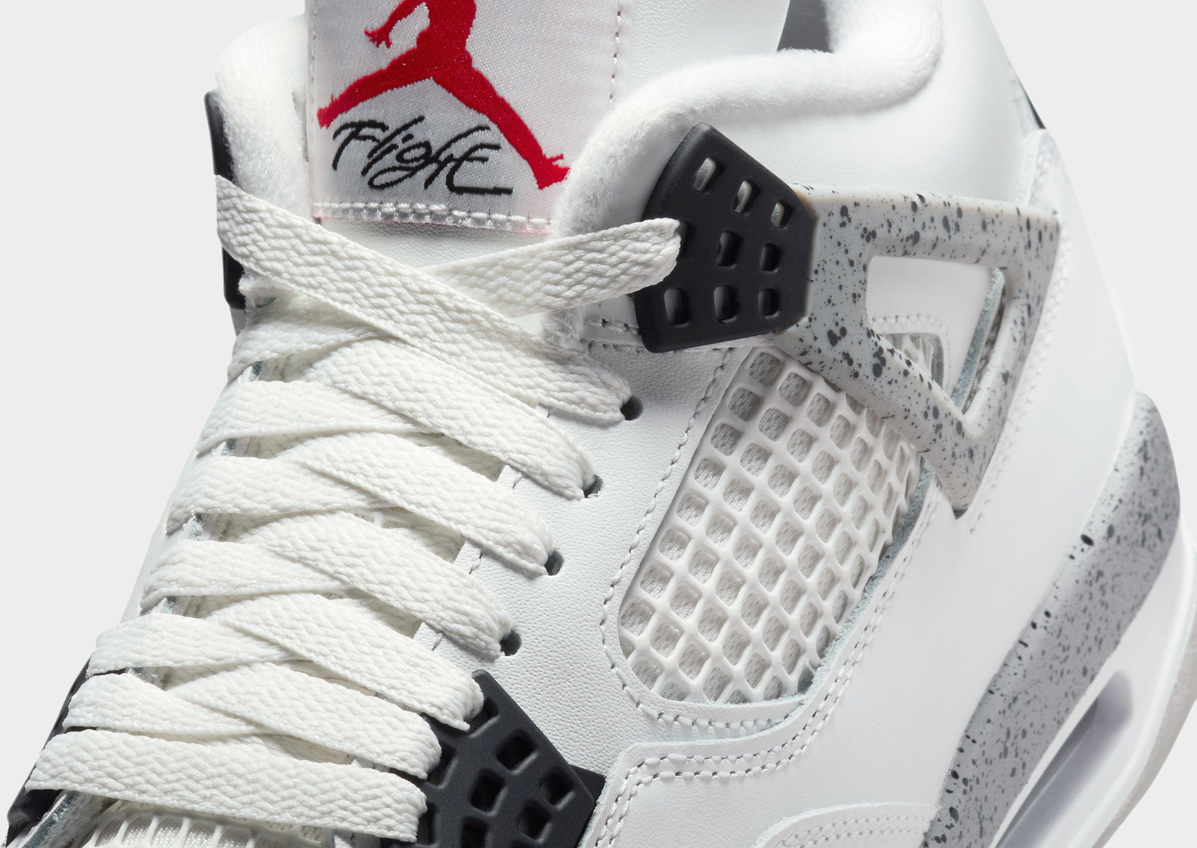 Air 4 Retro 'White Cement'