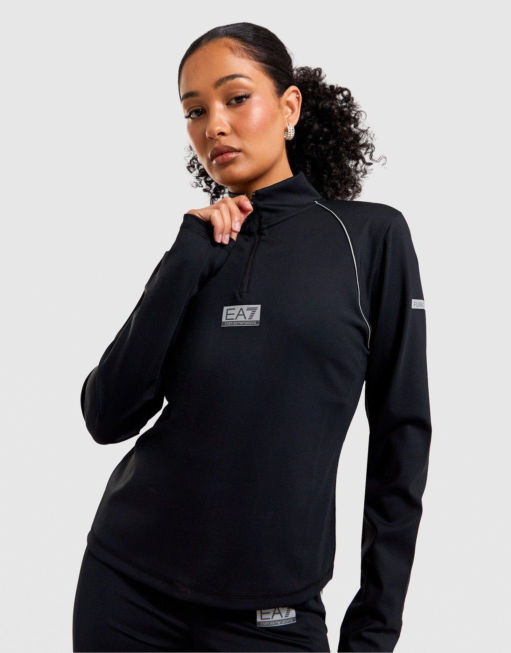 1/4 Zip Track Top